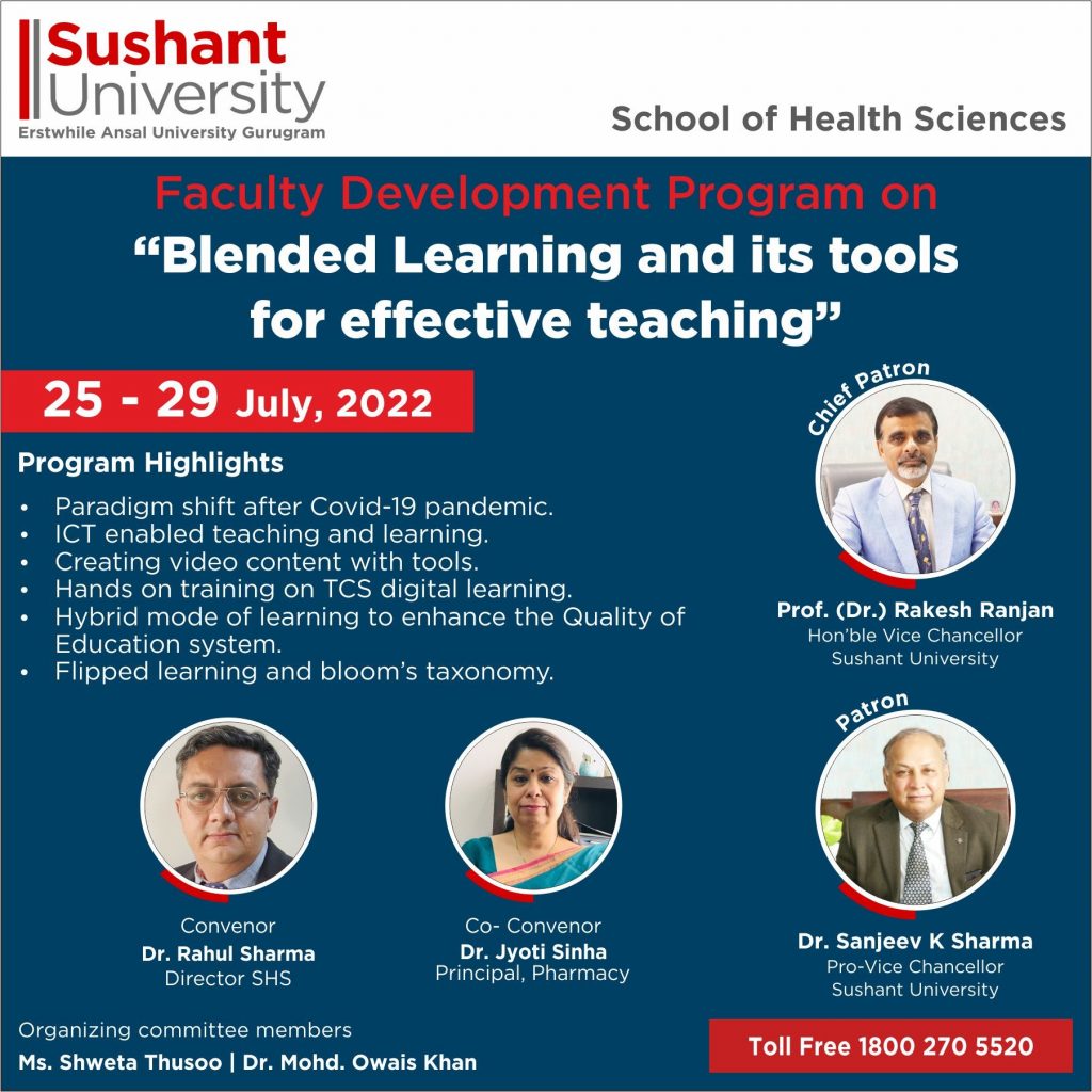 Facullt Learning Program Faculty Development Programme on Blended learning and its tools for ...